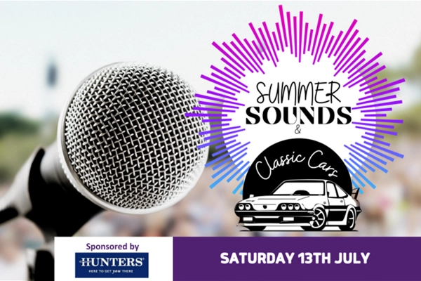 Summer Sounds And Classic Cars Website Header