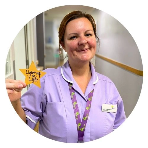 Gemma, part of the Hospice nursing team